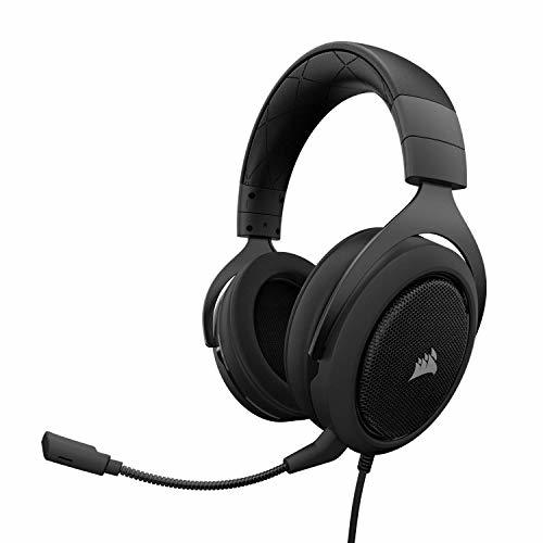 Electronic Corsair HS50 Stereo - Auriculares gaming con micrófono desmontable