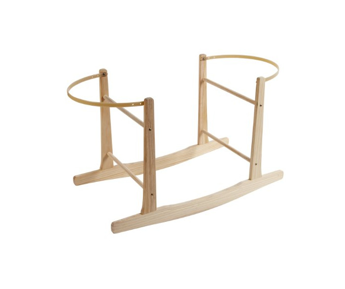 Product Clair de Lune Wooden Rocking Moses Basket Stand