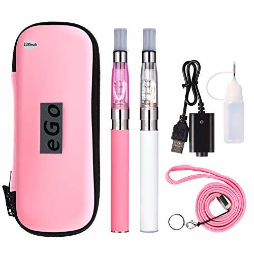 Belleza Gaigor 2 X CE4 Ecig 1100mAh Batería Recargable, 2 X CE4 Atomizador