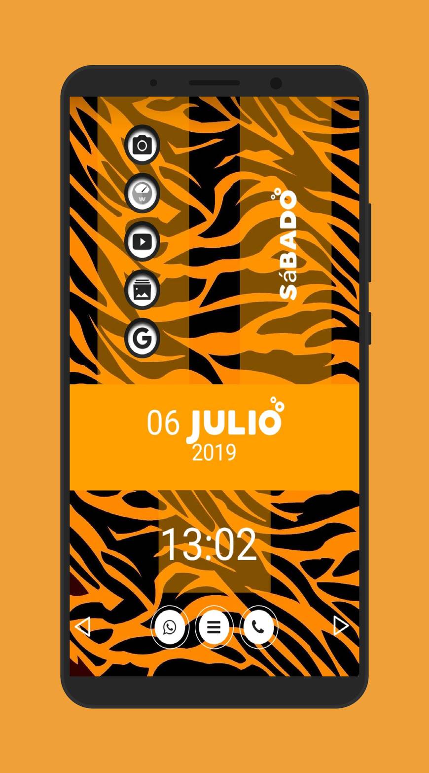 Fashion Zebra Orange