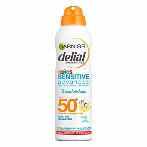 Beauty Garnier Delial Niños Sensitive Advanced Spray Protector Solar Anti-Arena para Pieles Claras