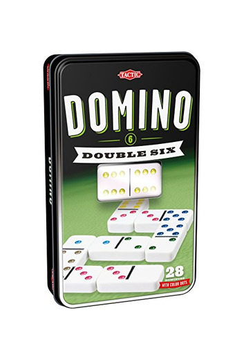Tactic Domino Double 6 Niños y Adultos Juego de táctica - Juego