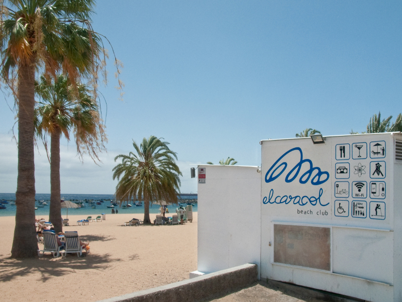 Restaurantes El Caracol Beach Club, Las Teresitas