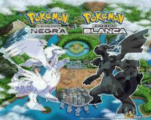 Pokémon blanco y negro