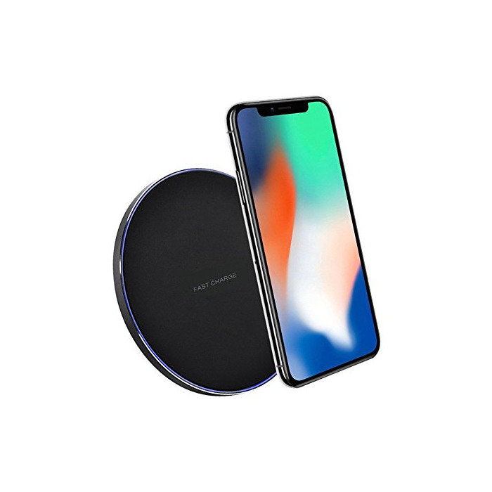 Electronics Cargador inalámbrico Bolion Qi, cargador de energía inalámbrico para iPhone 8/8 Plus,