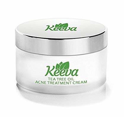 Belleza Crema Organica Anti Acne Keeva Organics Tratamiento Anti Acne con Acido Salicilico