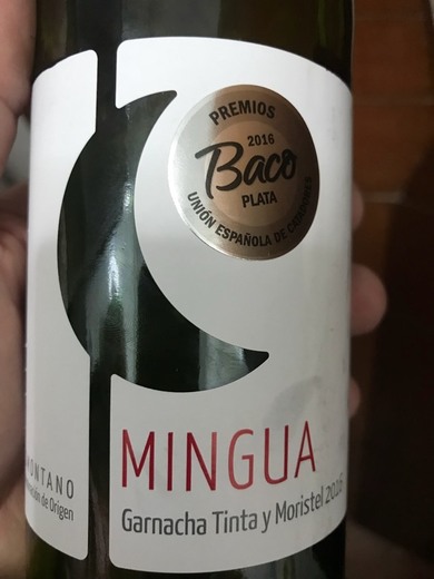 Mingua Tinto 2016 - Comprar vino Tinto Joven - Somontano ...