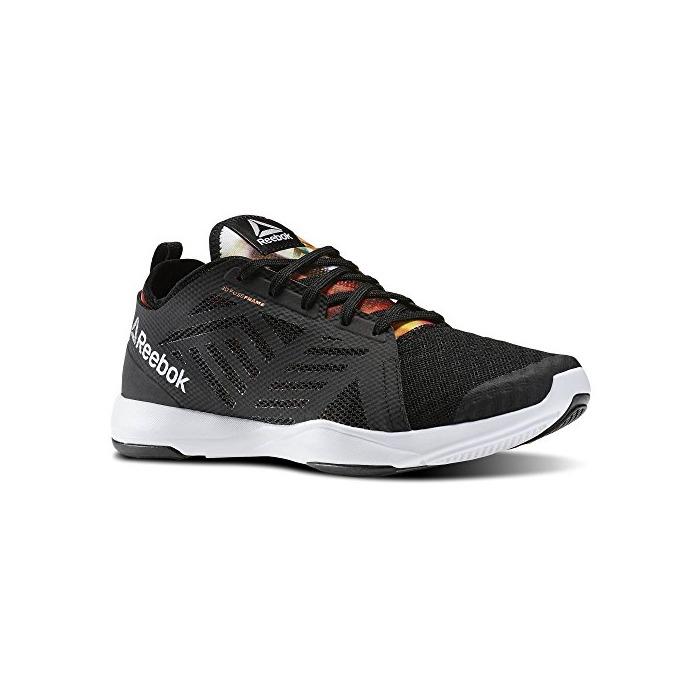 Social Reebok Cardio Inspire Low 2.0, Zapatillas de Deporte para Mujer, Negro / Blanco/ Naranja (Black/White/Electric Peach/Graphic)