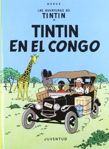TINTÍN EN EL CONGO - cartone