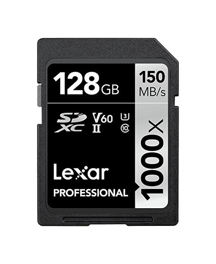 Tarjetas Lexar Professional 1000x SDHC/SDXC UHS-II 128 GB [Embalaje ecológico]