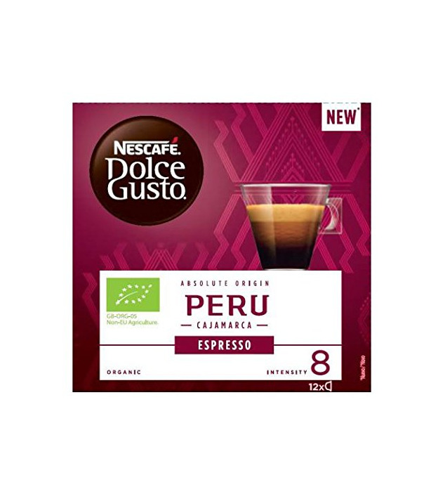 Productos Nescafe DOLCE GUSTO Pods/Cápsulas – Orgánico Peru Cazamara