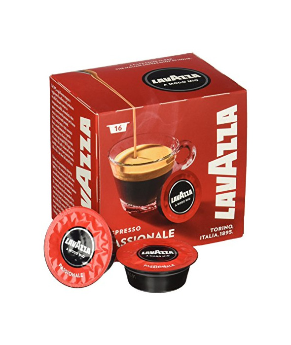 Producto Lavazza A Modo Mio Passionale antes Appassionatamente