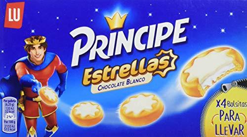 Producto Principe Estrellas Galletas con Chocolate Blanco Relleno De Crema