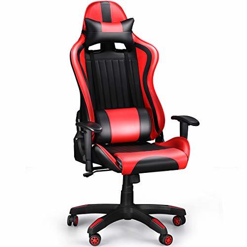 Categoría de hogar Slypnos Gaming Silla, Ergonómica Racing Silla de Escritorio Ordenador, Espalda Alta Ajustable