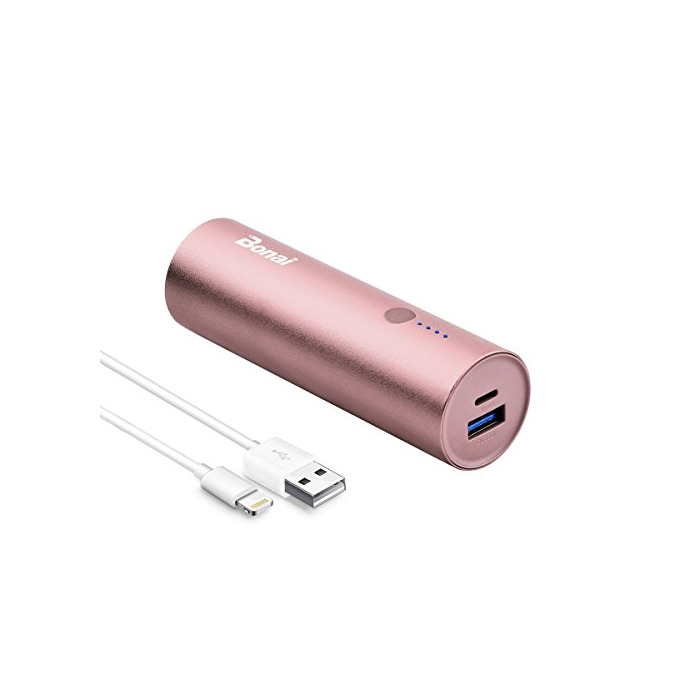 Electrónica BONAI Power Bank Portatil 5800mAh Portable Charger Mini Battery External Cargador Móvil