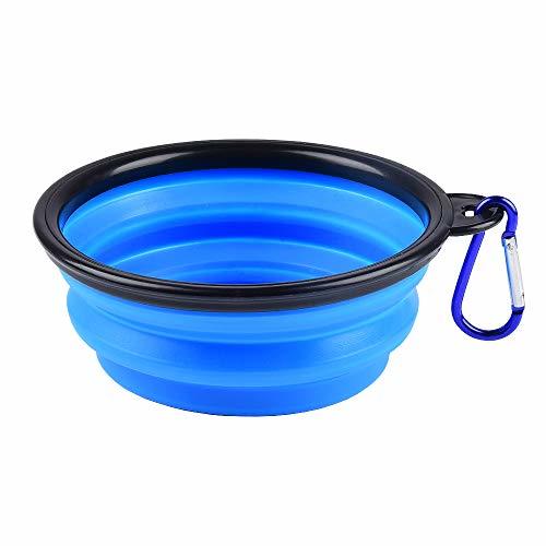 Producto Plegable Viajes Silicona Gatos Perros Bowl Portable Pet Food Cuenco de Agua