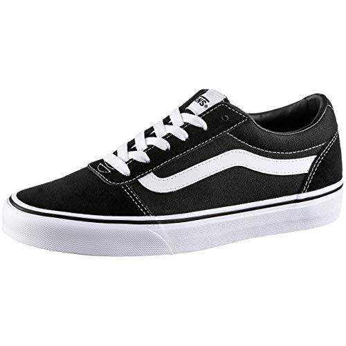 Moda Vans Ward Platform Canvas Zapatillas Mujer, Negro