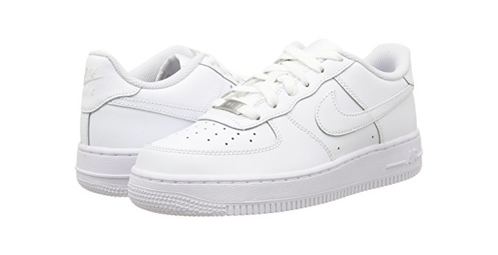 Moda Nike Air Force 1, Zapatillas de Baloncesto Unisex Niños, Blanco