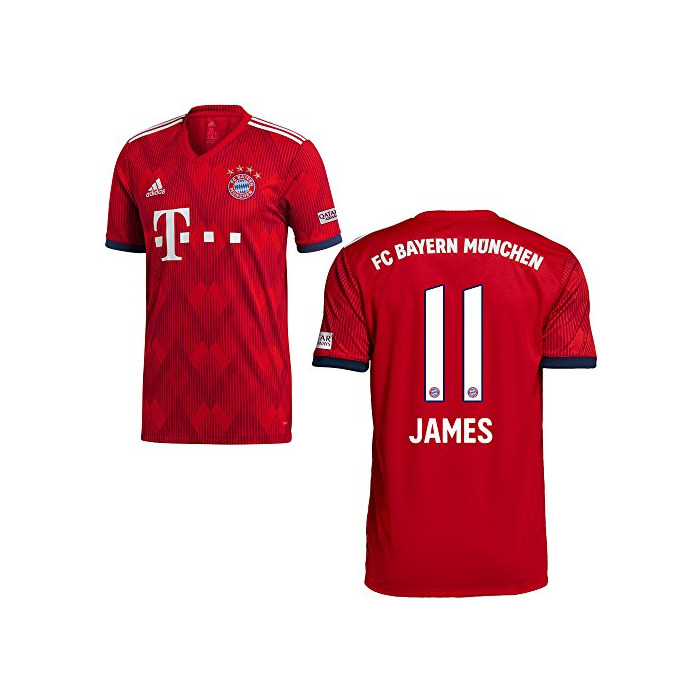 Fitness adidas 18/19 FC Bayern Home Camiseta, Niños, Rojo