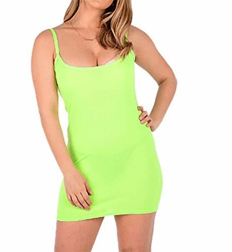 Fashion Hi Fashionz Mujer de Tirantes Elástico sin Mangas Tiras Vestido Ceñido Mujer