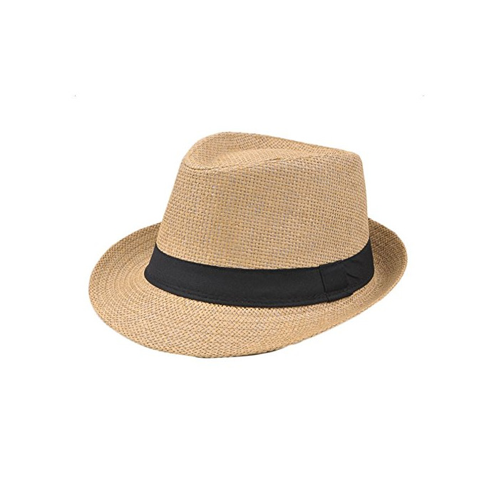 Fitness Hosaire Sombrero Caqui Sombrero de Sol Paja De Paja de Playa Topper