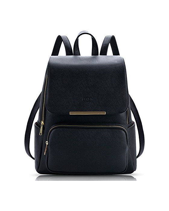 Social Coofit Mochilas Mujer Casual Universidad Escolares Estilo con Monederos Moda Bolso Negro