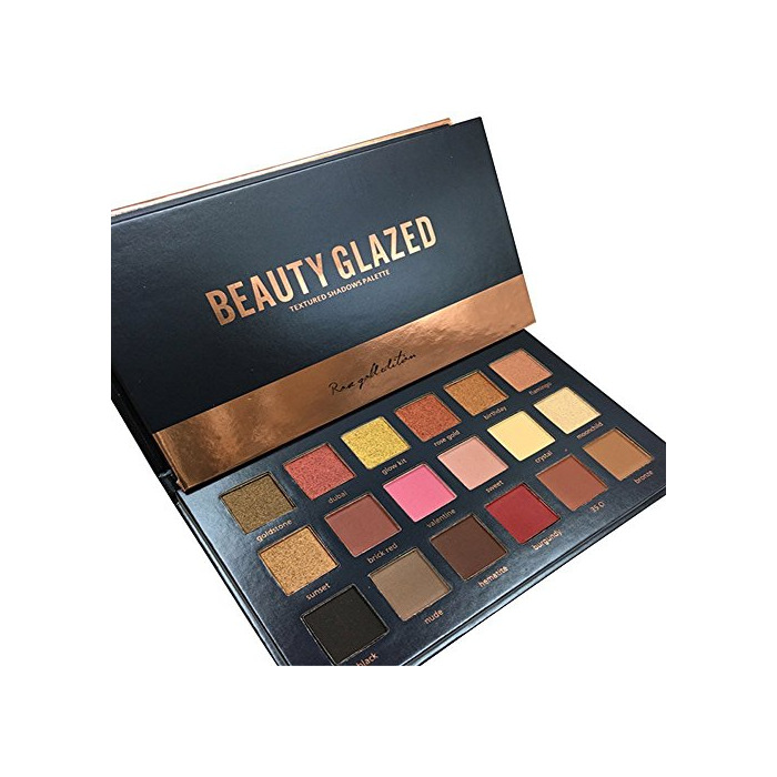 Social Paleta de maquillaje Beauty Glzaed con purpurina