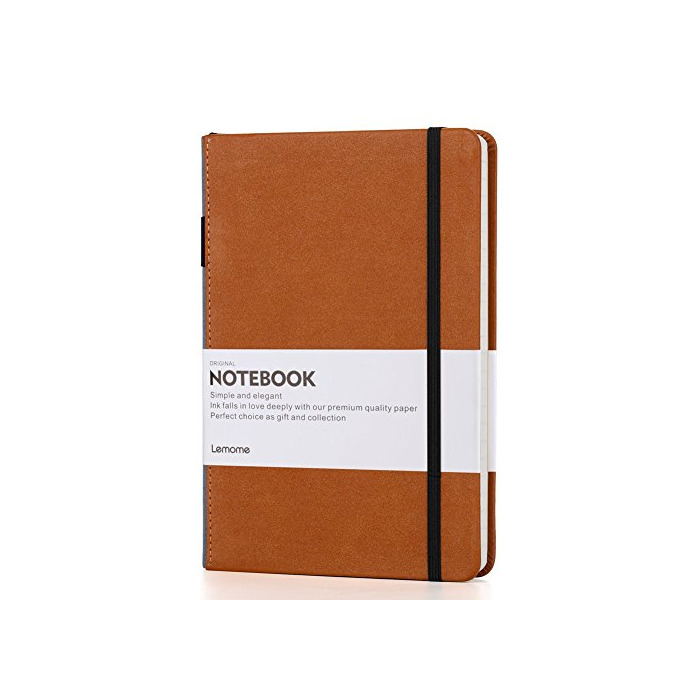 Cuaderno Rayas/Lined Notebook A5 con Bolígrafo Bucle - Lemome Diario Tapa Dura