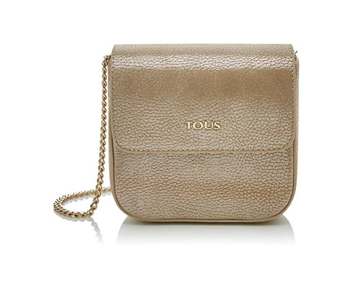 Moda Tous 795900359, Bolso bandolera para Mujer, Dorado