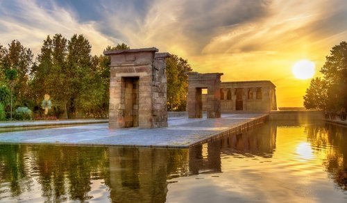 Lugar Templo de Debod