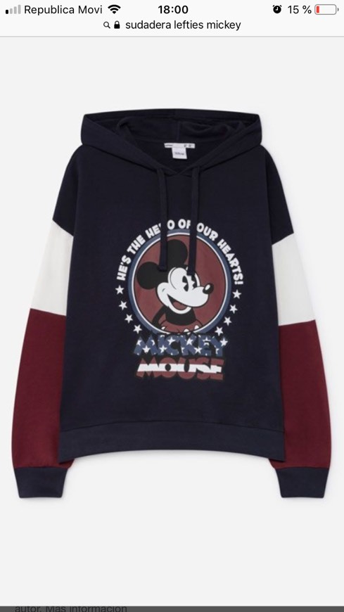 Products Sudadera Lefties “MICKEY MOUSE” 💙