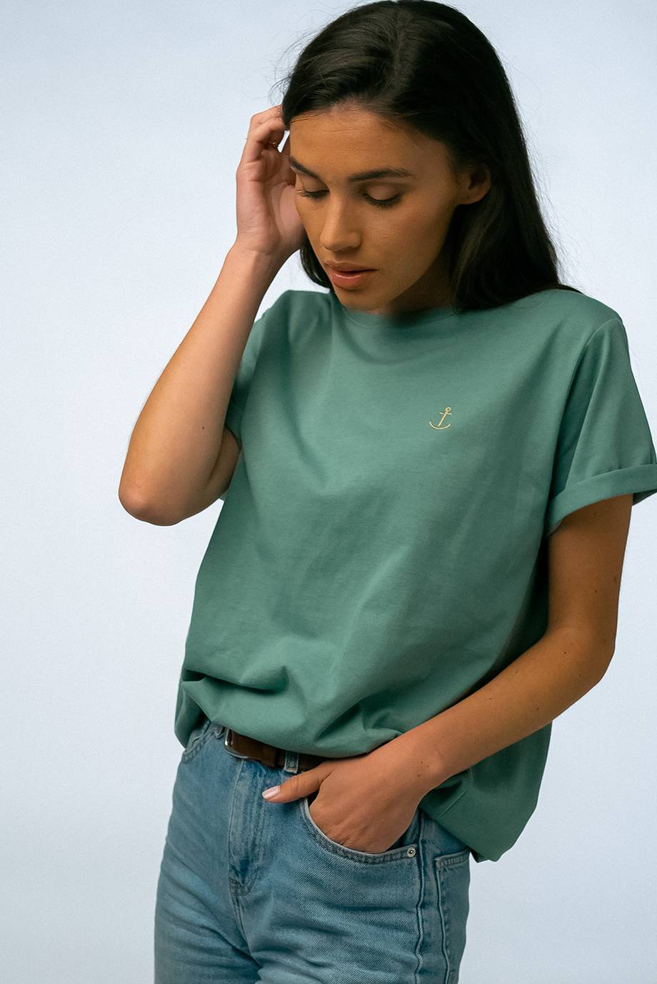 Social Camiseta verde Ewan