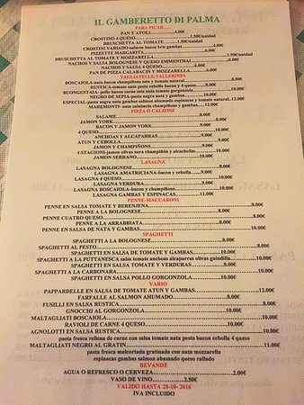 Restaurants il gamberetto di palma