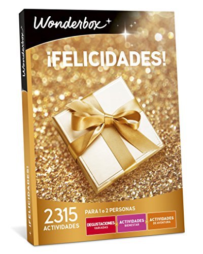 Producto WONDERBOX Caja Regalo -¡FELICIDADES!- 2.315 Actividades para una o dos Personas