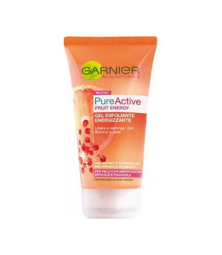 Garnier Skin Active Pure Active Fruit Energy Gel Exfoliante Energizante
