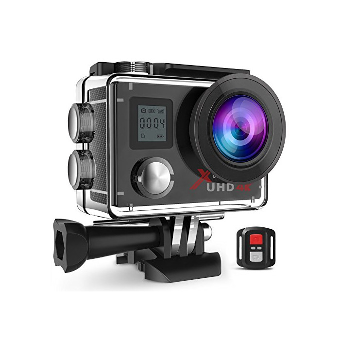 Electrónica Campark ACT76 Camara Deportiva 4K WiFi 16MP Impermeable Cámara de Acción 170