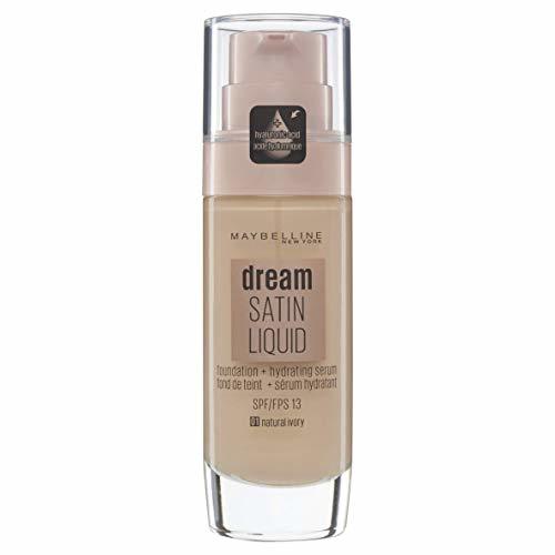 Beauty Maybelline Dream Satin Foundation Maquillaje Fluido 1 Natural Ivory