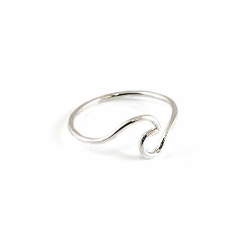 Moda Anillo WAVE en plata de primera ley