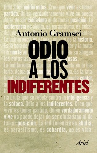 Libros Odio a los indiferentes