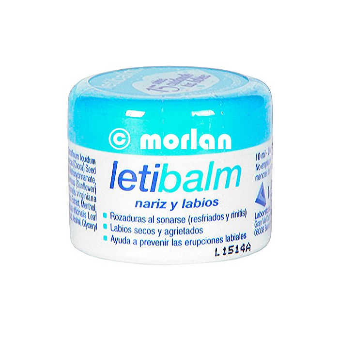 Beauty LETIBALM NARIZ Y LABIOS TARRO 10 ML