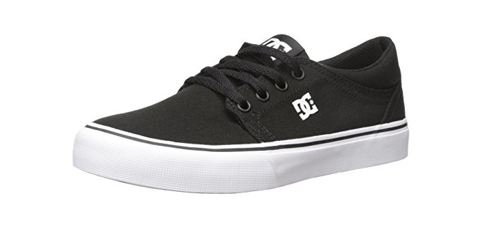 Social DC Trase TX M, Zapatillas de Skateboard para Hombre, Negro