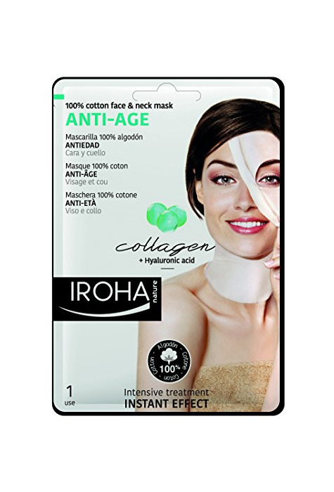 Belleza Iroha Face & Neck Collagen Antiage Mascarilla Facial