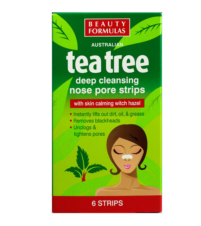 Products Tea Tree Nose Pore Strips, Beauty Formulas