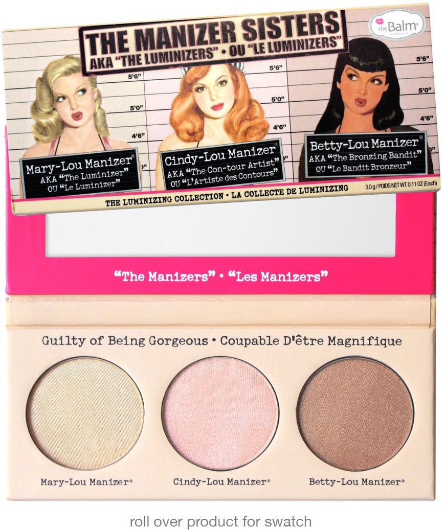 Beauty Paleta Iluminadores The Manizer Sisters, de The Balm