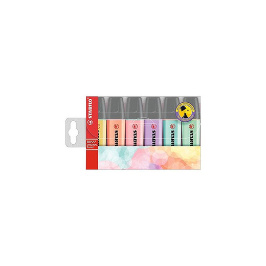 STABILO BOSS Original PASTEL - Marcador - Estuche 6 colores