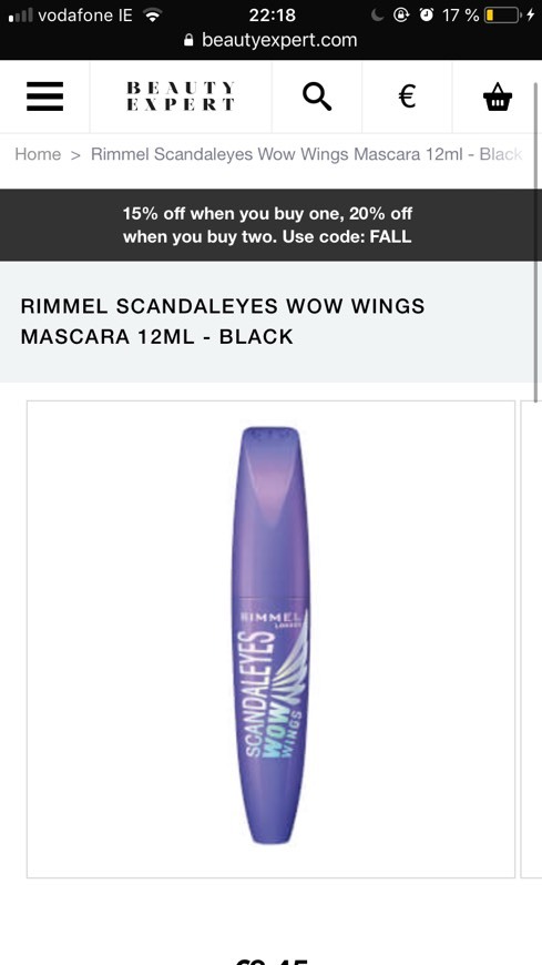 Moda SCANDALEYES MASCARA | Rimmel London US