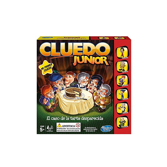 Producto Hasbro - Cluedo Junior, El Caso de la Tarta desaparecida