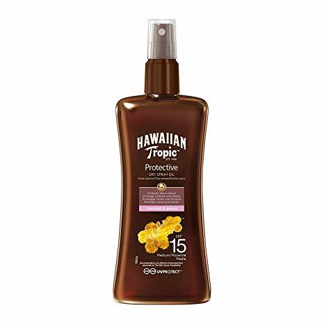 Beauty Hawaiian Tropic Aceite Solar - Aceite bronceador con protección SPF 2