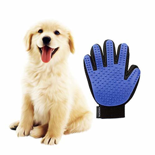 Home Guantes Manopla Masaje para mascotas de Retiro del pelo Perfecto y Aparato