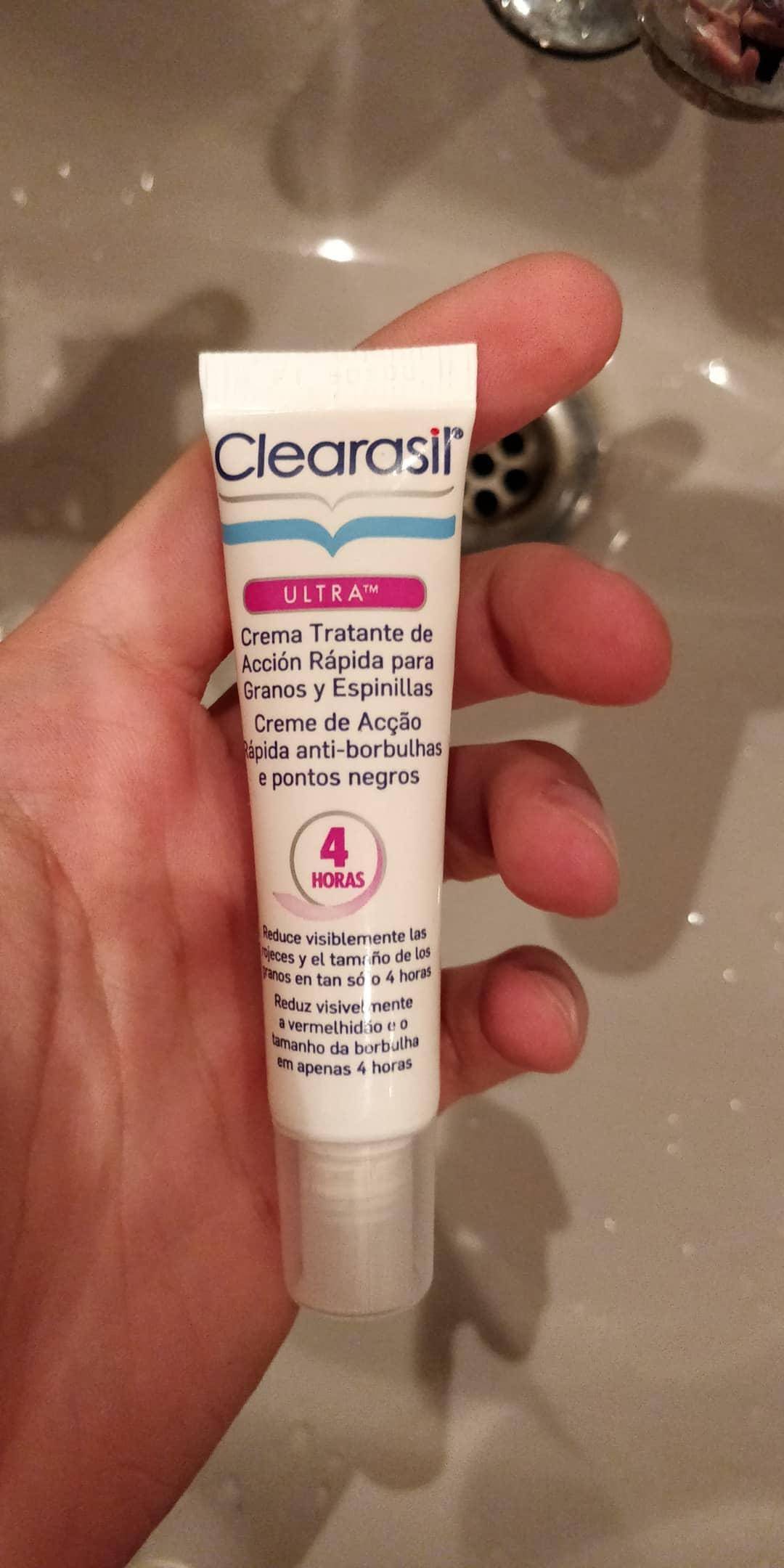 Beauty Clearasil Ultra Crema tratante de acción rápida para granos y espinillas